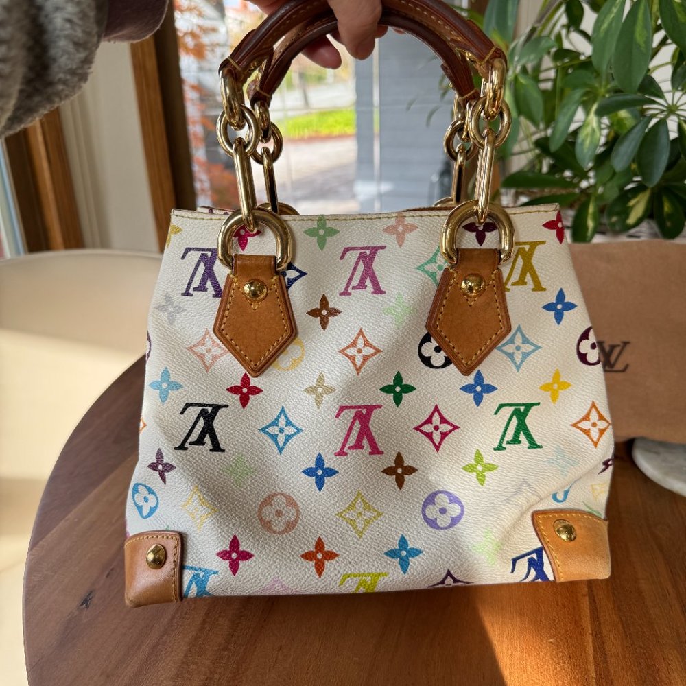 Louis Vuitton Original Murakami Multicolor Audra Bag Discontinued - Bag Only - Picture 11 of 17